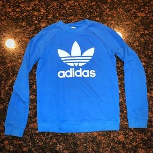 Blue adidas sweatshirt!